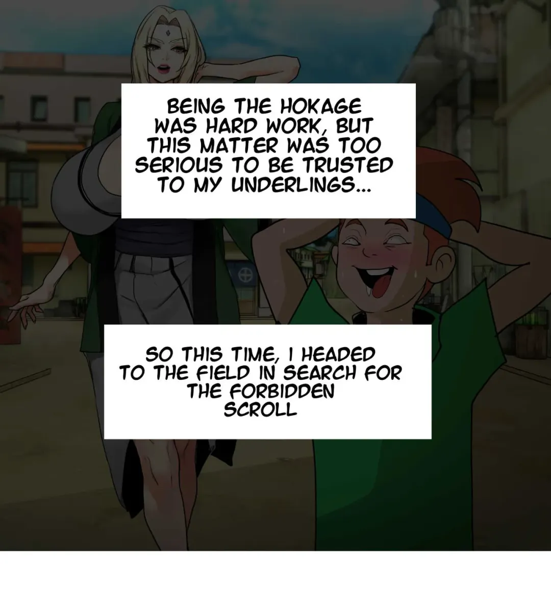 Comic Porno Tsunade And The Forbidden Scroll - Unit009 (#2)