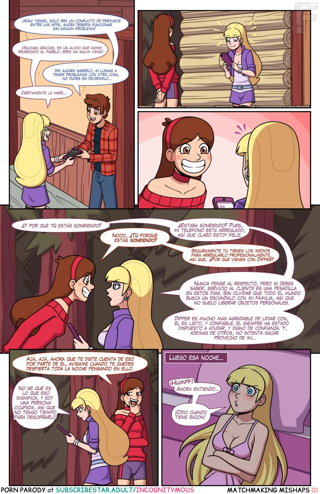 Comic Porno [Incognitymous] Matchmaking Mishaps (Gravity Falls) (#1)