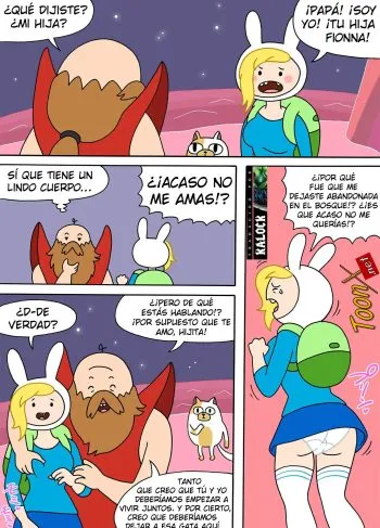 Comic Porno [Oberon Chuusa] Si Finn Hubiese Sido Fionna…(Adventure Time)