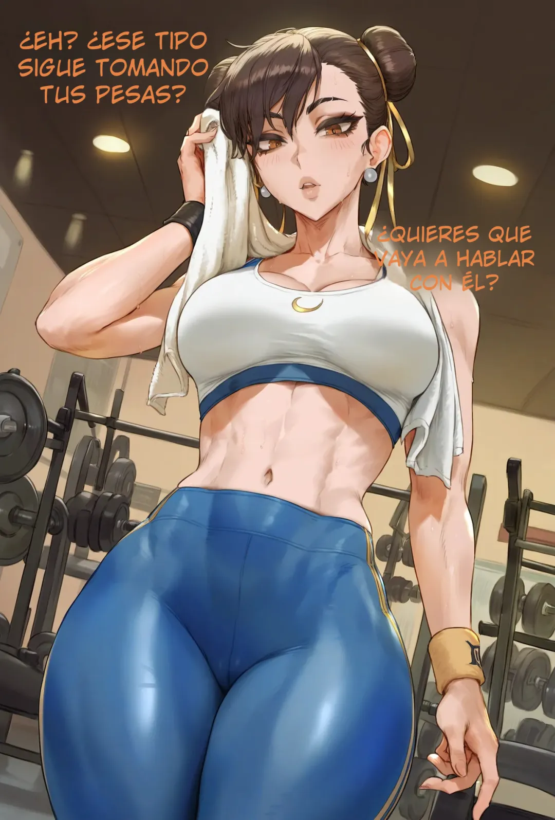 Comic Porno [Potions] Chun Li Finds A New Gym Partner (Street Fighter) (#1)