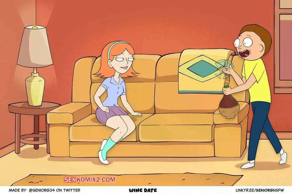 Comic Porno Wine Date. Seniorg. (#2)