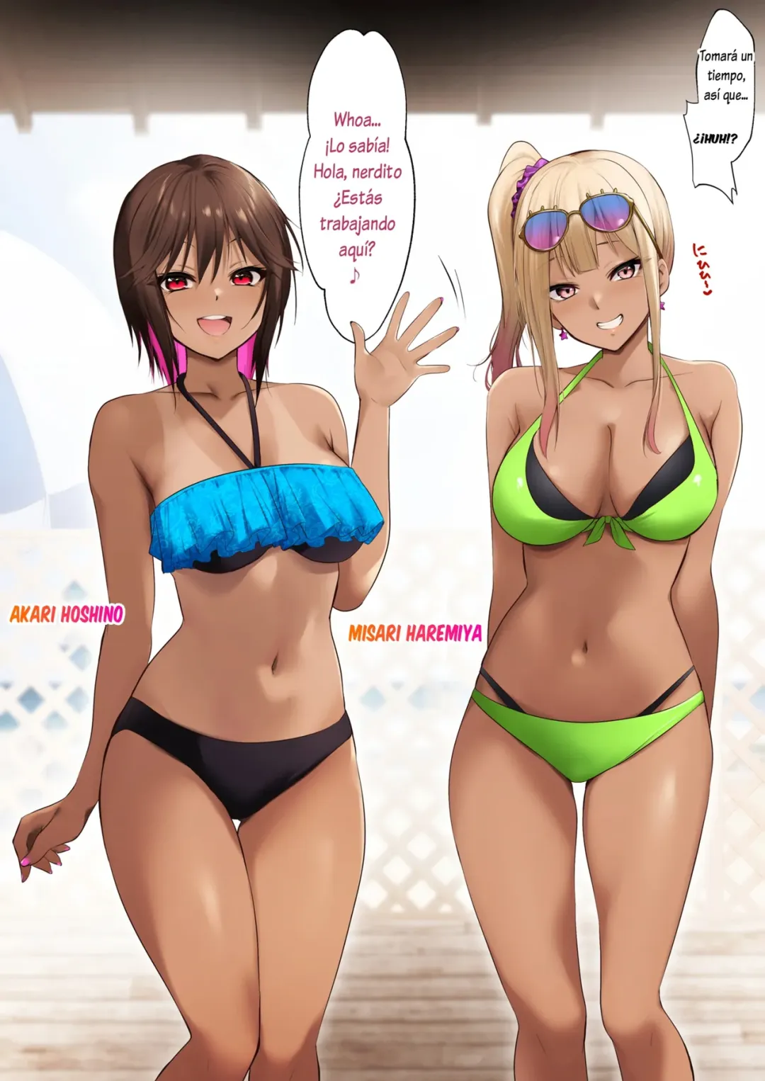 Comic Porno [Hellter Skelter (Kaiga)] Umi No Ie De Baito Shitetara Kuro Gyaru Doukyuusei Ni Gyaku Nan Sarete Asedaku Doutei Sotsugyou Shita Natsu No Hi (#3)