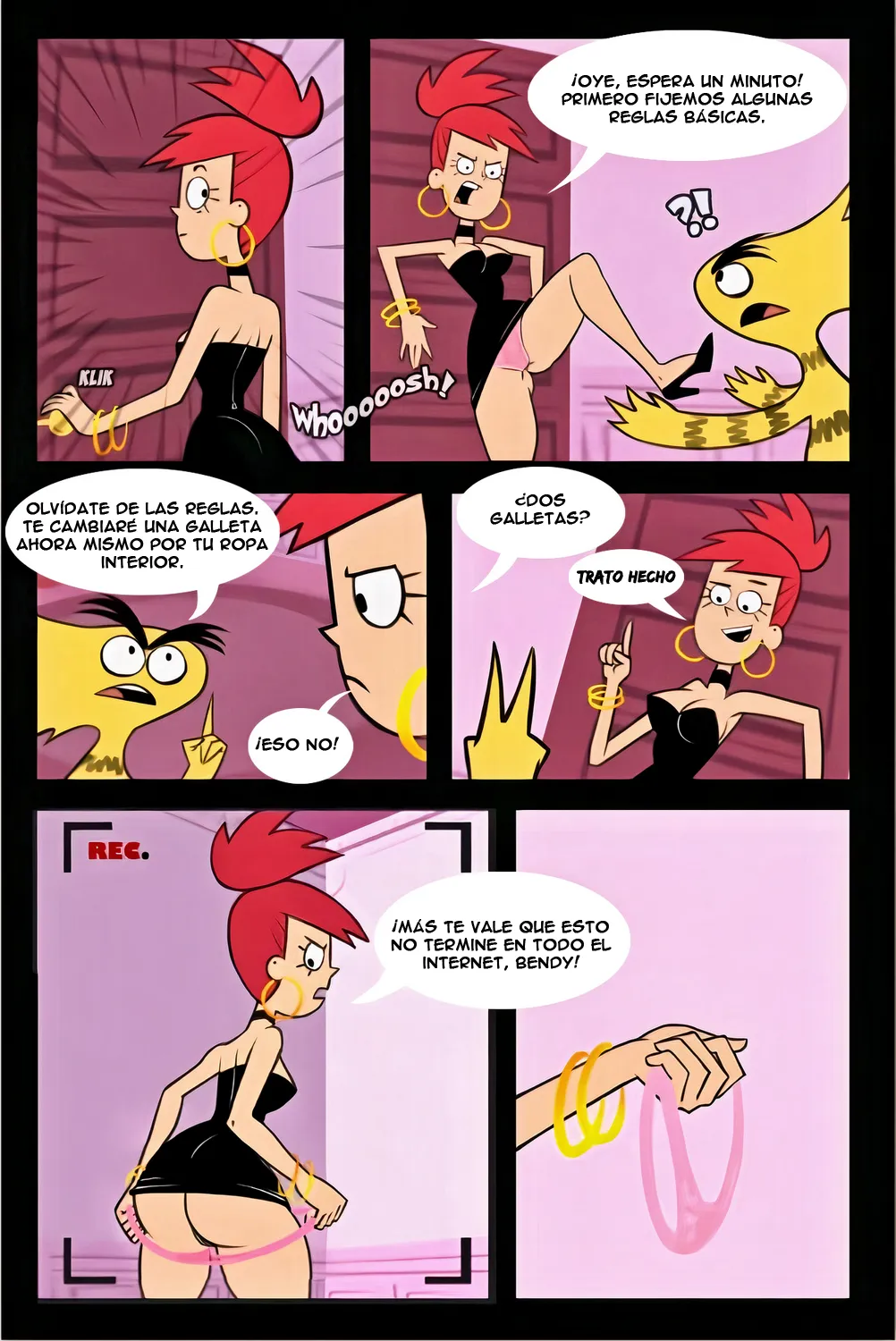 Comic Porno [Whargleblargle] Frankie And Bendy (Foster’s Home For Imaginary Friends) (#5)