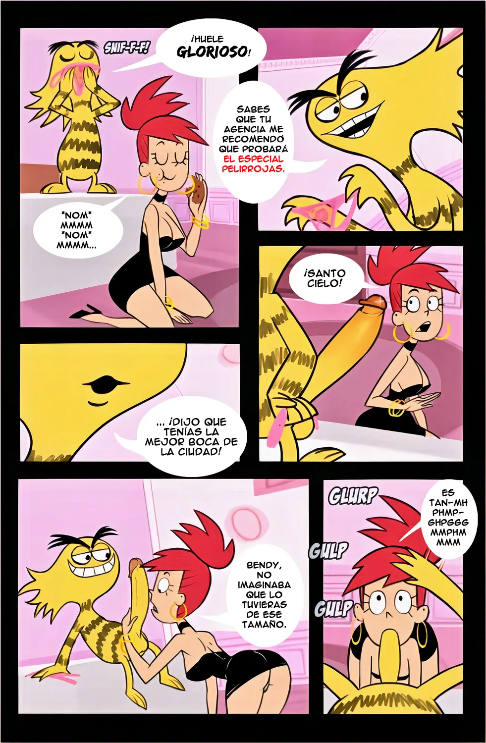 Comic Porno [Whargleblargle] Frankie And Bendy (Foster’s Home For Imaginary Friends) (#6)