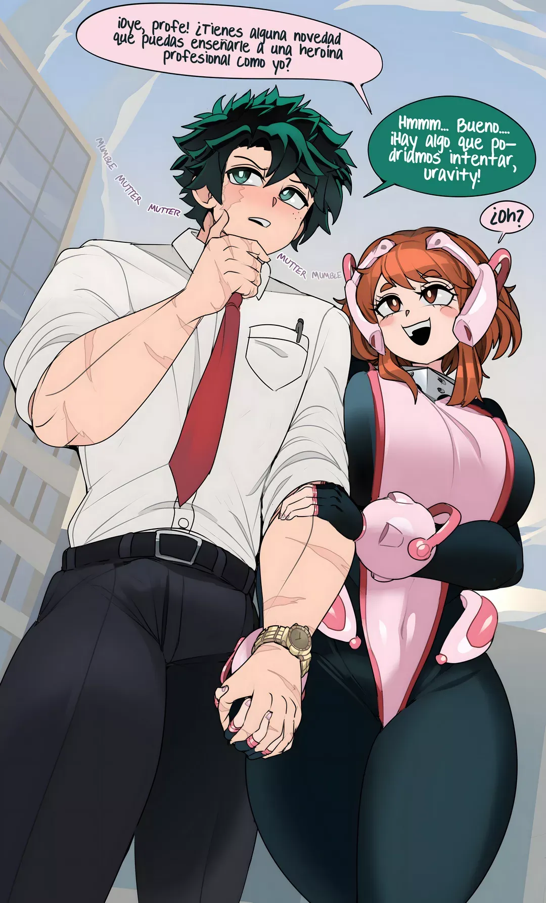 Comic Porno Ochako Uraraka & Izuku Midoriya - Captainkirb (#1)