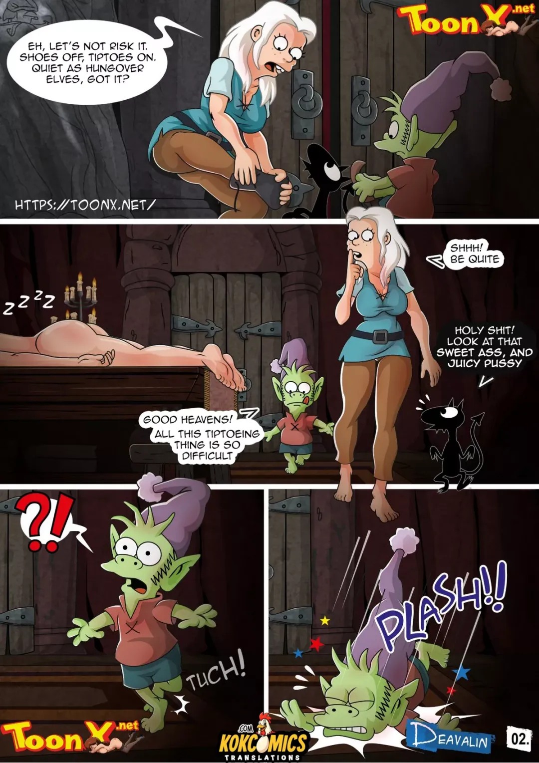 Comic Porno Disenchantment - Deavalin (#3)