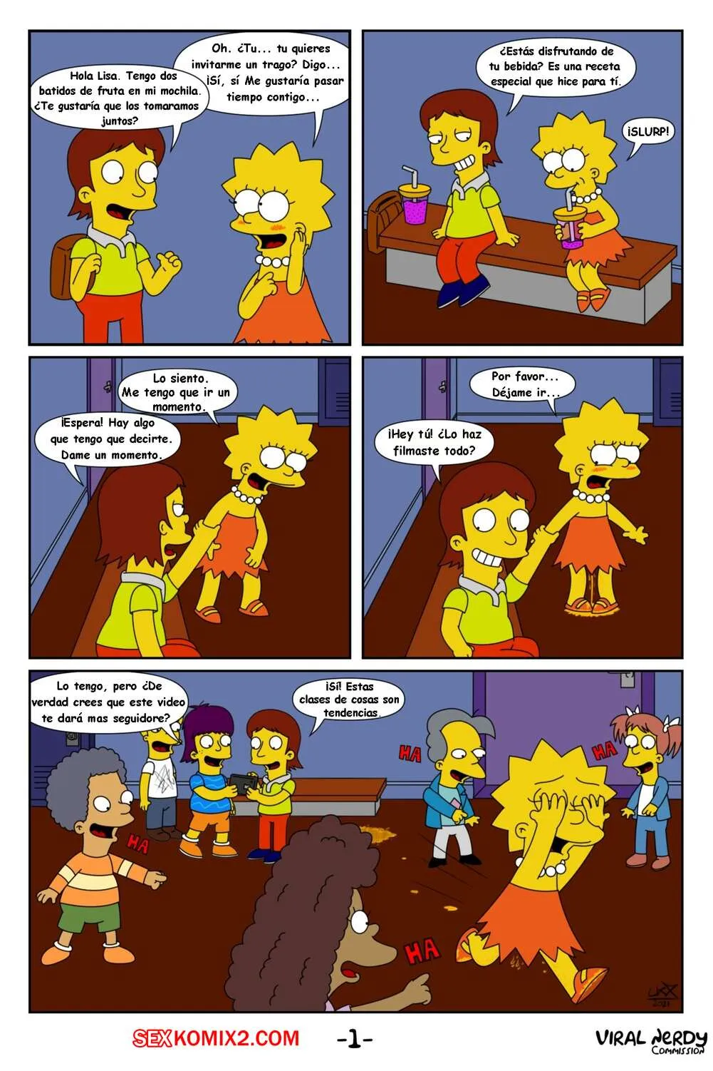 Comic Porno Nerd Viral. Lkx. (#2)