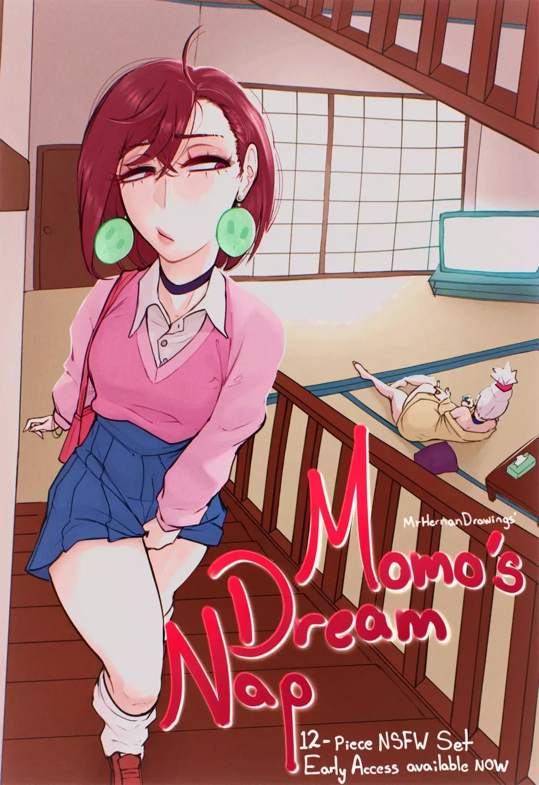 Comic Porno Momo’s Dream Nap - Mrhernandrawings (#1)