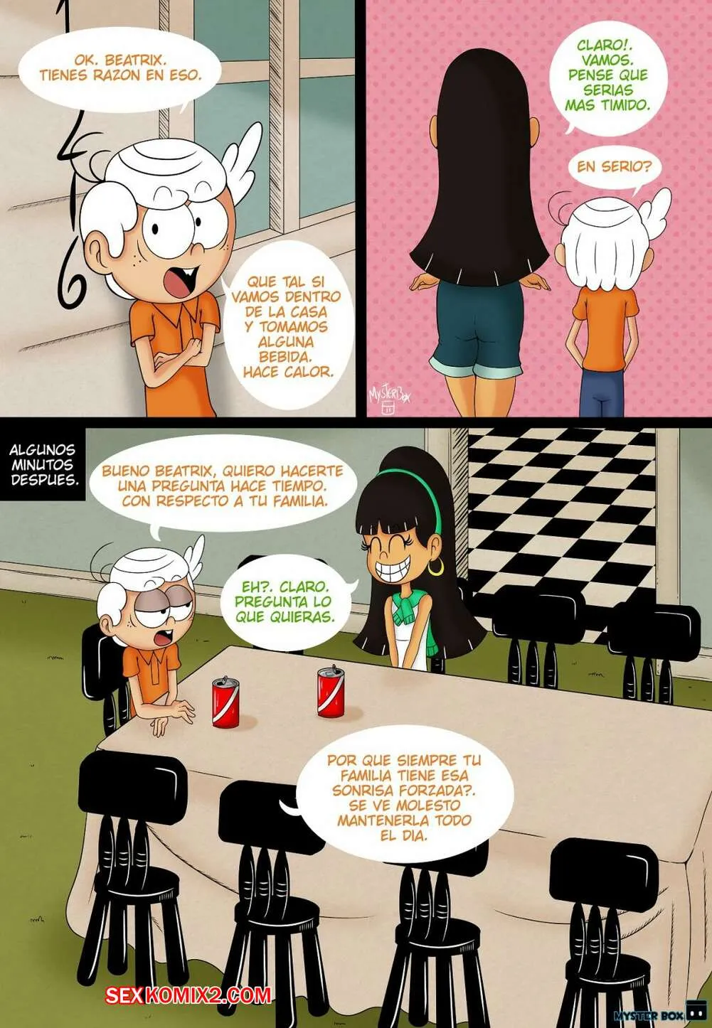 Comic Porno Mi Vecino Lincoln Loud. Myster Box. (#3)