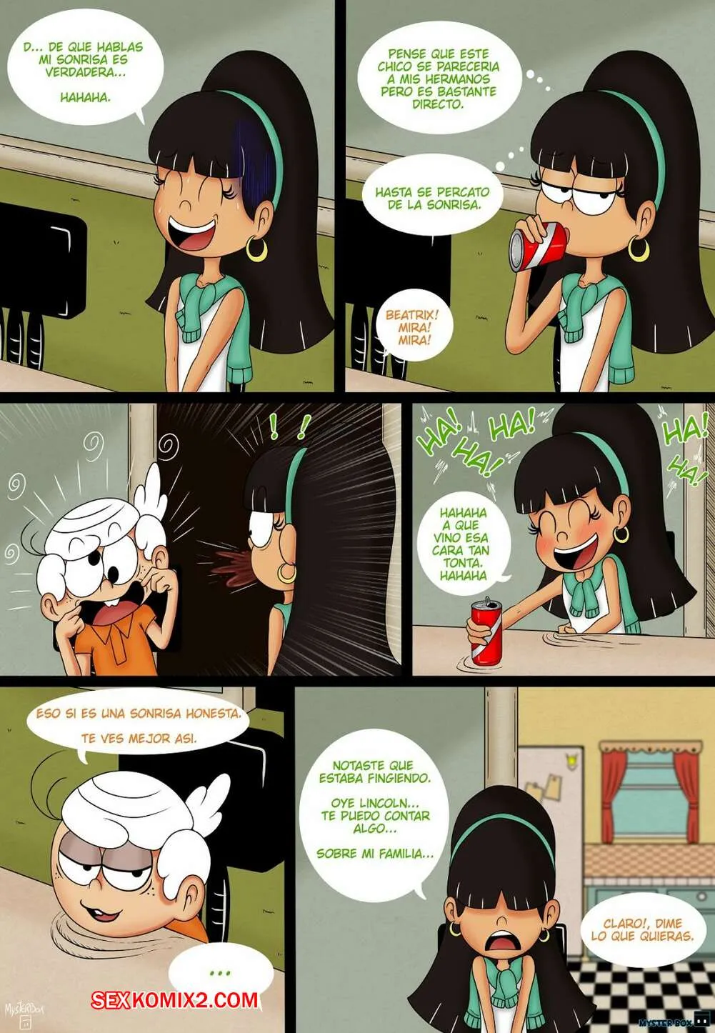 Comic Porno Mi Vecino Lincoln Loud. Myster Box. (#4)