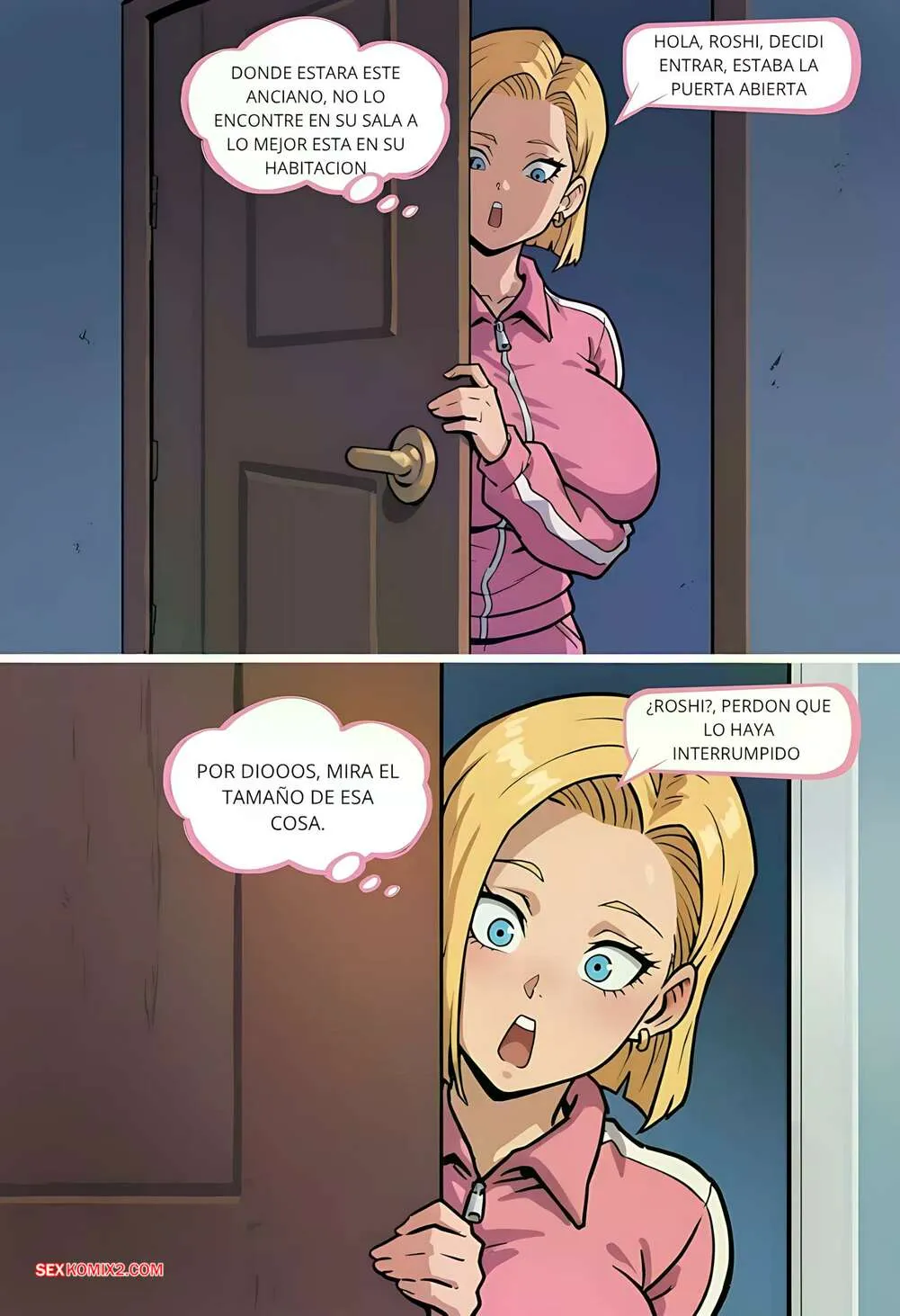 Comic Porno Android 18 Da Una Visita Sorpresa. Roshifan. (#4)