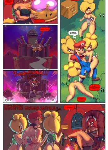 Comic Porno [Fred Perry] Bowsette’s Bondage Bastille (Mario Bros.)