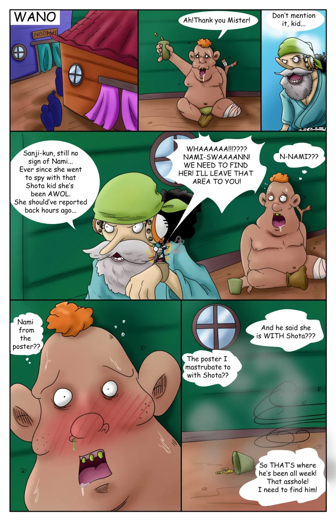 Comic Porno Nami Defiled 3 - Mr Pheromones (#3)