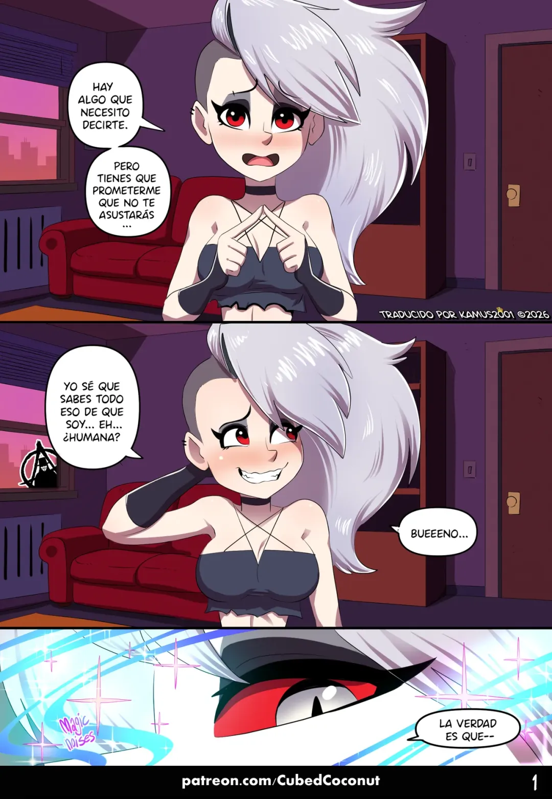 Comic Porno [Cubedcoconut] The Human And The Hellhound (Helluva Boss) (#1)