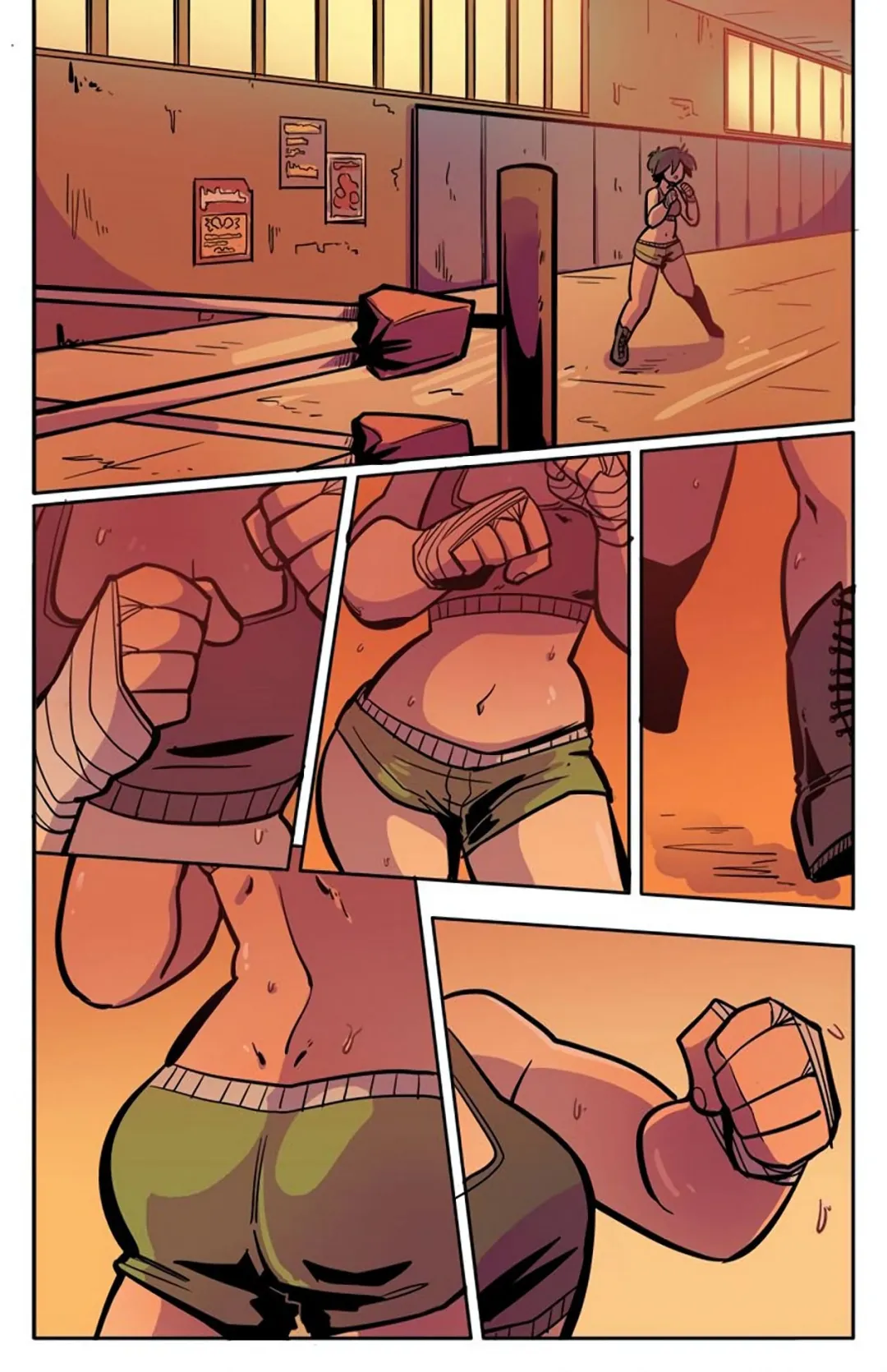 Comic Porno [Lesli Brown] Training May (Comic Porn) (#1)