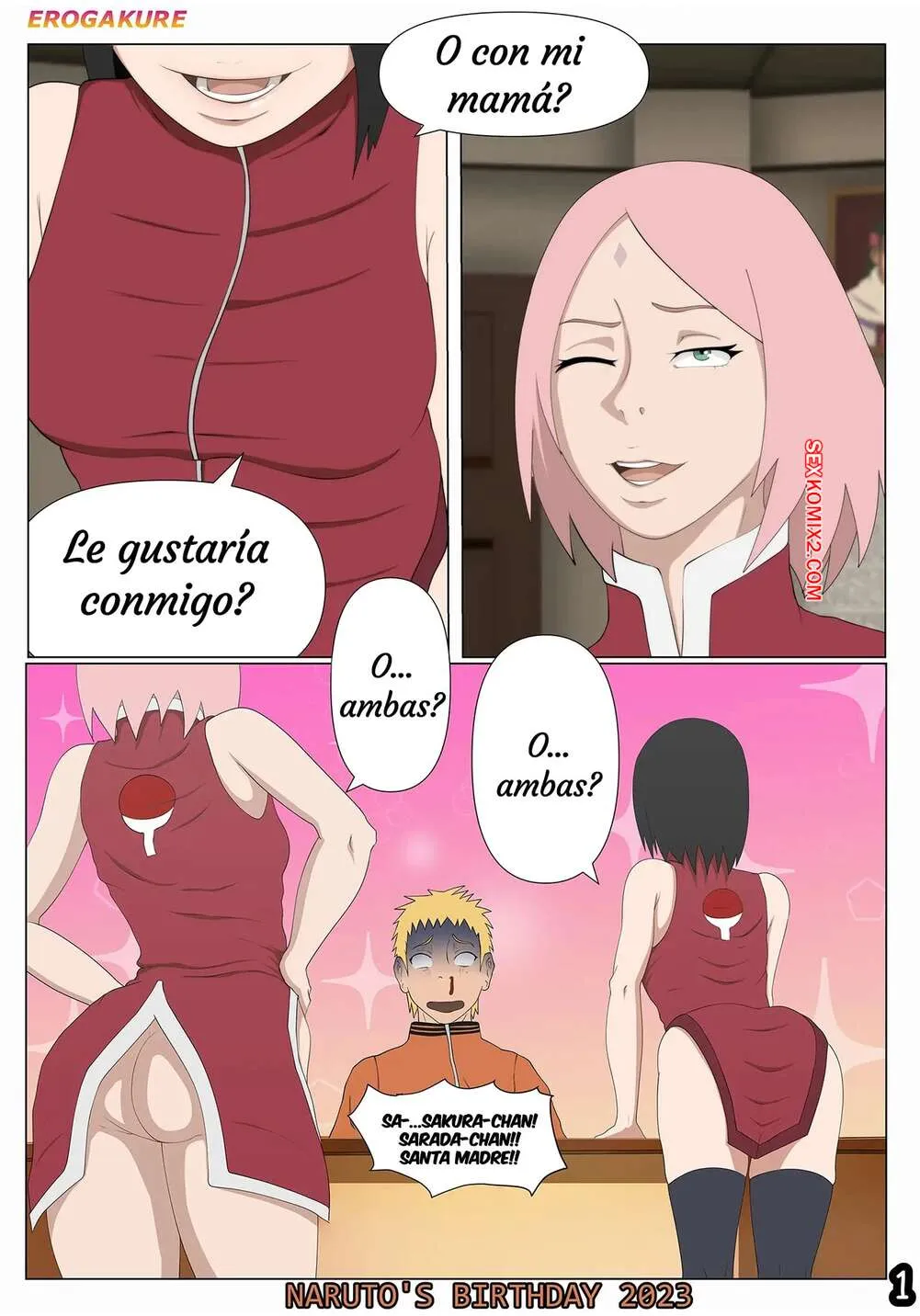 Comic Porno Narutos Birthday. Erogakure. (#1)