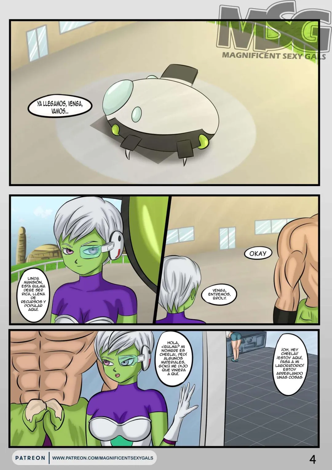 Comic Porno [Magnificent Sexy Gals] Cheelai’s Desires (Dragon Ball Super) (#4)