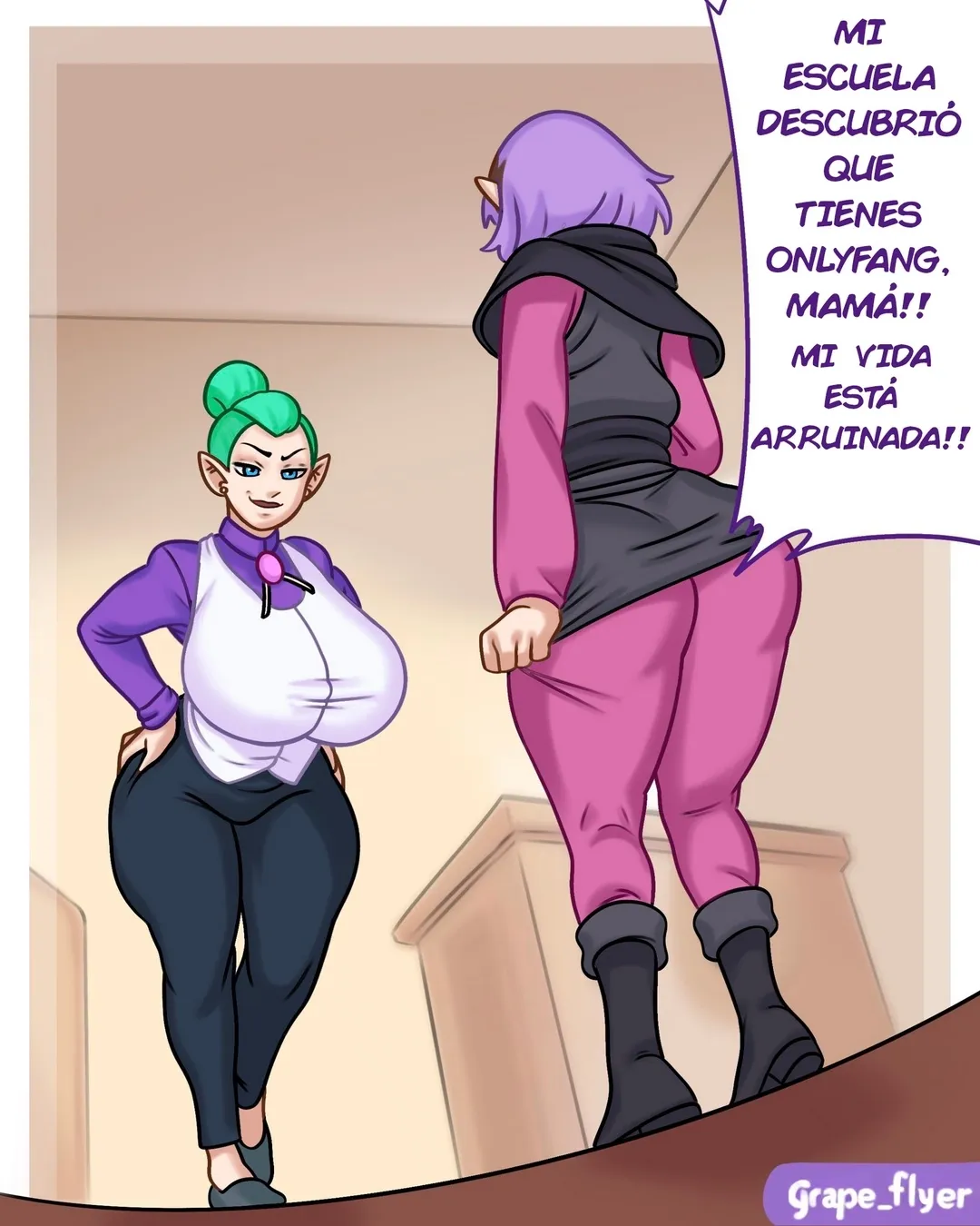 Comic Porno El Onlyfang De Odalia Blight - Grape_flyer (#3)
