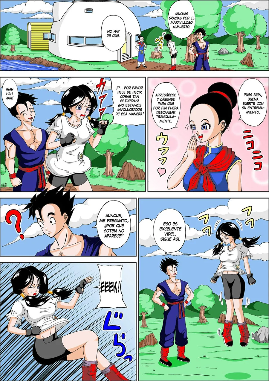 Comic Porno [Muscleman] Dragon Fuck! La Tentacion De Videl (Dragon Ball Z) (#3)