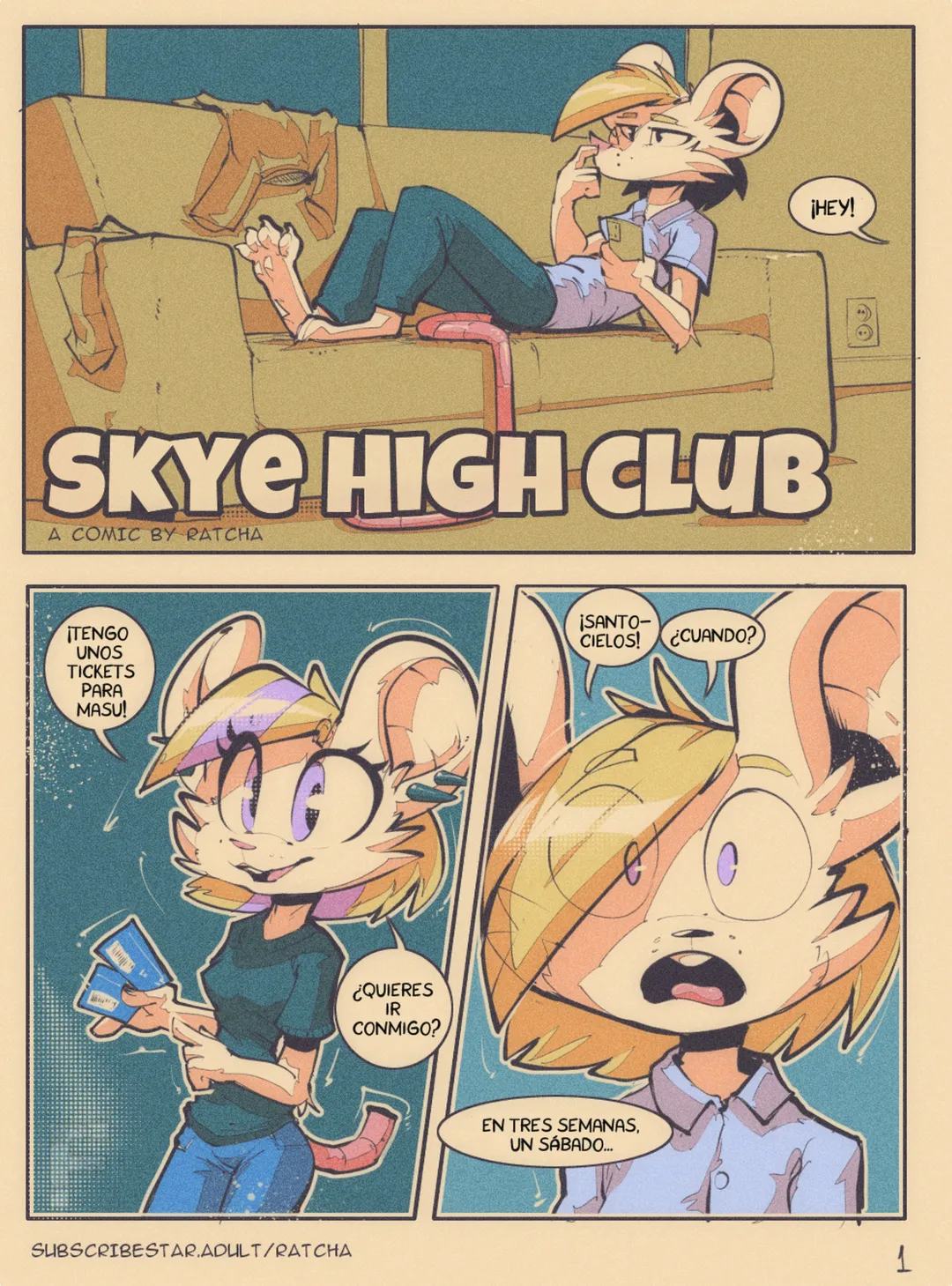 Comic Porno [Ratcha] Skye High Club (#1)