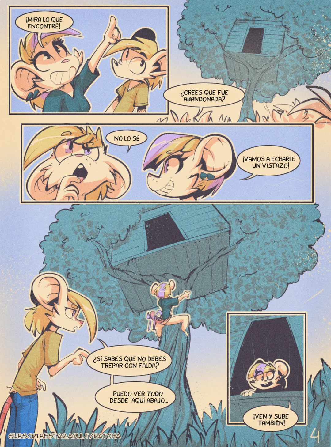 Comic Porno [Ratcha] Skye High Club (#4)