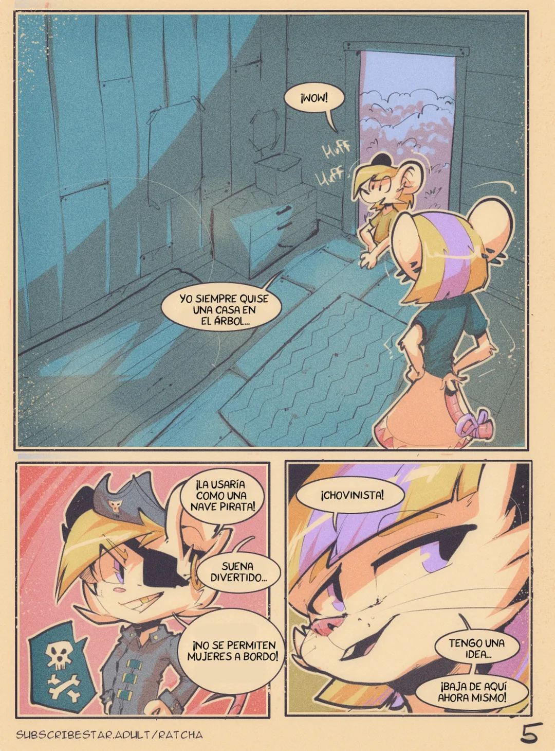 Comic Porno [Ratcha] Skye High Club (#5)