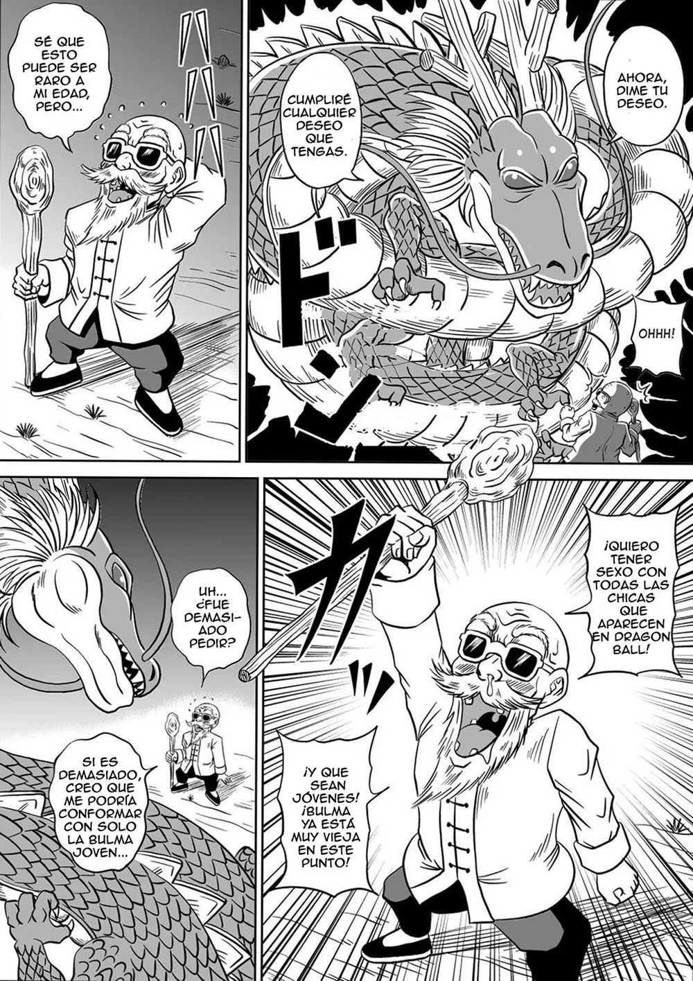 Comic Porno [Muscleman] Kame Sennin Ambition Parte 1 (Dragon Ball) (#7)