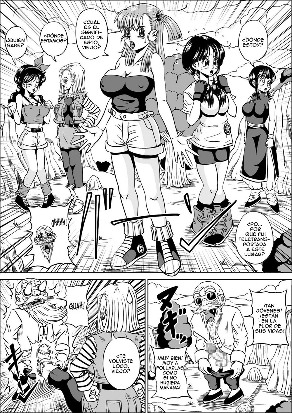 Comic Porno [Muscleman] Kame Sennin Ambition Parte 1 (Dragon Ball) (#9)