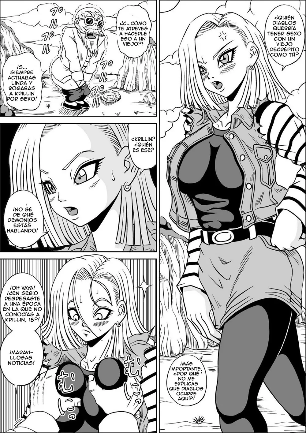 Comic Porno [Muscleman] Kame Sennin Ambition Parte 1 (Dragon Ball) (#10)
