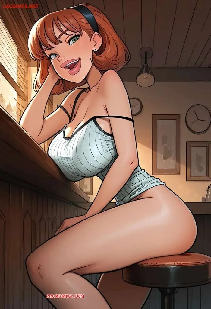 Comic Porno Sharona At The Cafe. Vortex (#2)