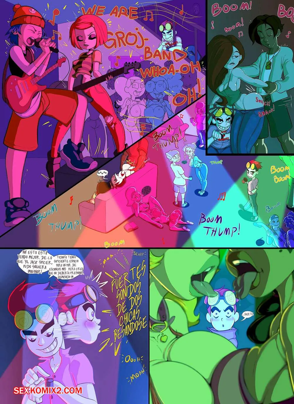 Comic Porno Cartoon College Party (#10)