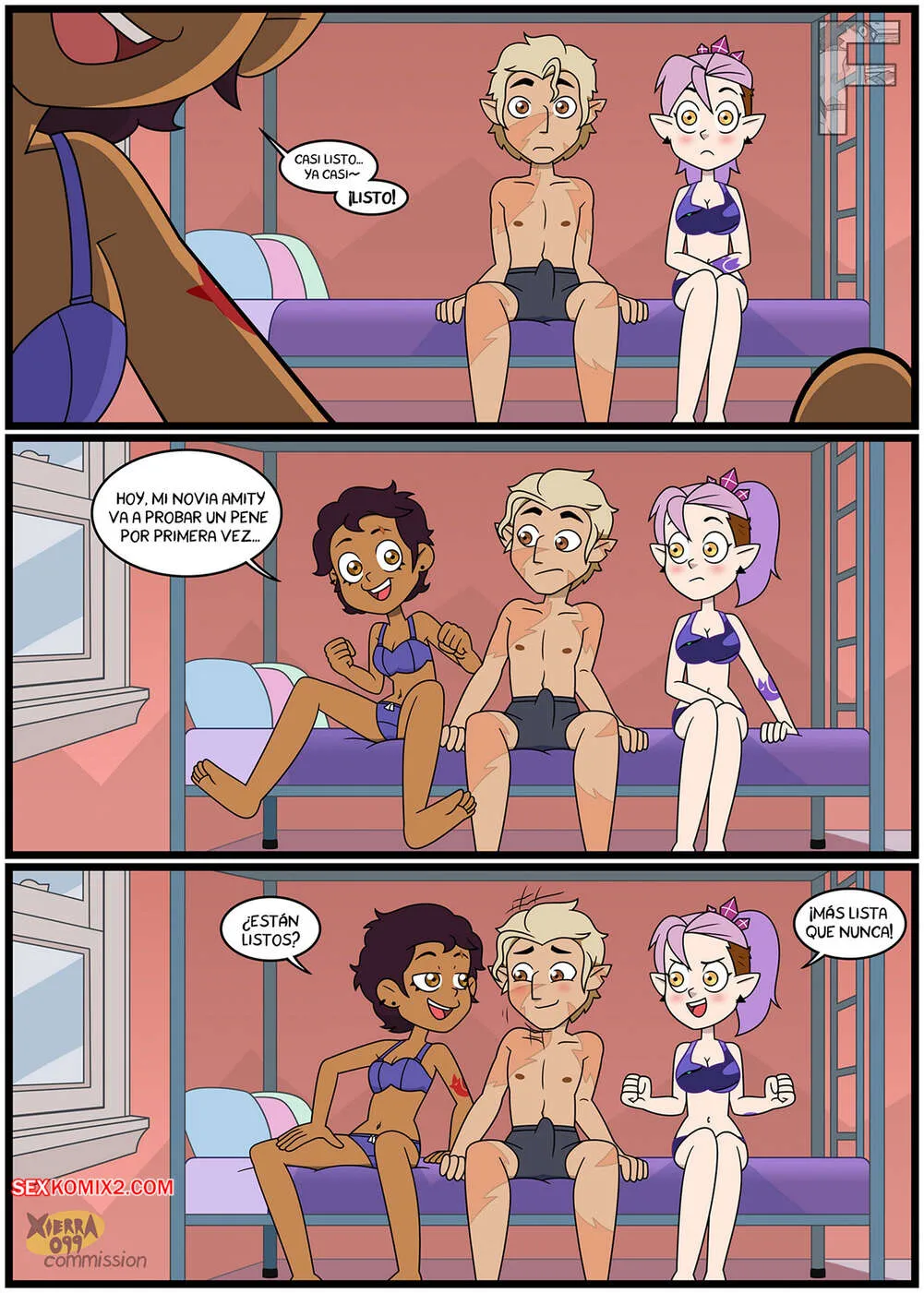 Comic Porno Amity Tries Dick For The First Time. Xierra099. (#1)